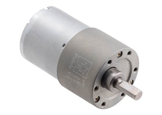 150:1 Metal Gearmotor 37Dx57L mm 12V (Helical Pinion).