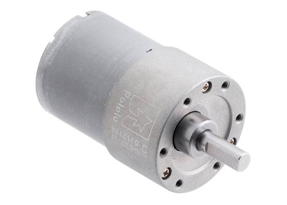 19:1 Metal Gearmotor 37Dx52L mm (Helical Pinion).