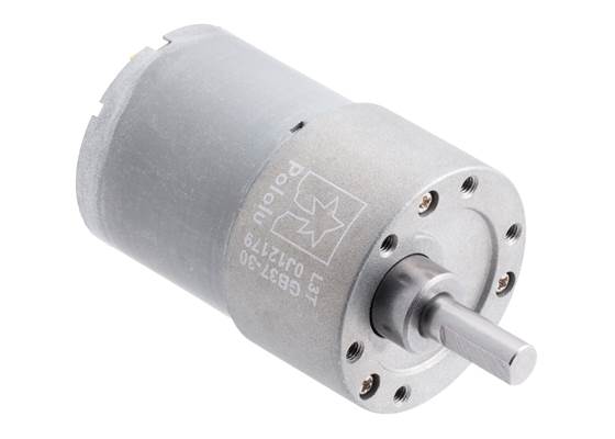 30:1 Metal Gearmotor 37Dx52L mm (Helical Pinion).