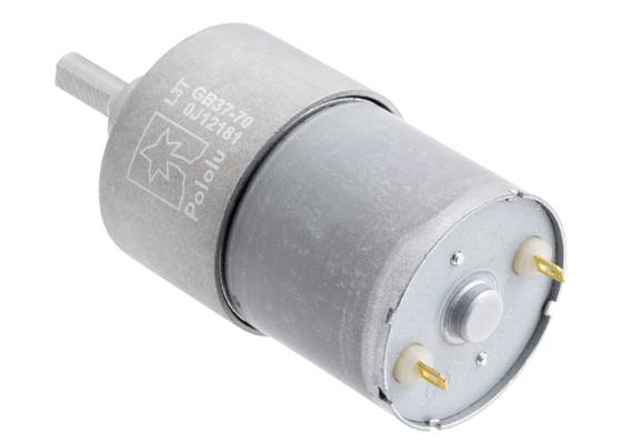 70:1 Metal Gearmotor 37Dx54L mm (Helical Pinion). (2) (2)