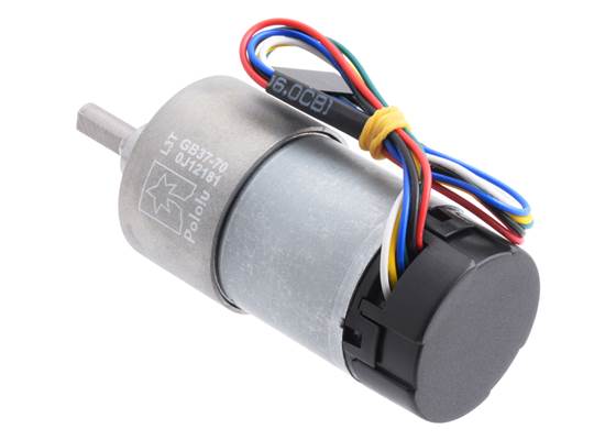 70:1 Metal Gearmotor 37Dx70L mm with 64 CPR Encoder (Helical Pinion). (2) (2)