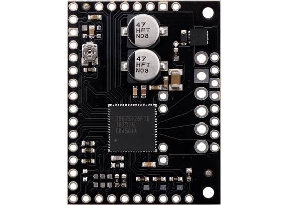 TB67S128FTG Stepper Motor Driver Carrier (top view).