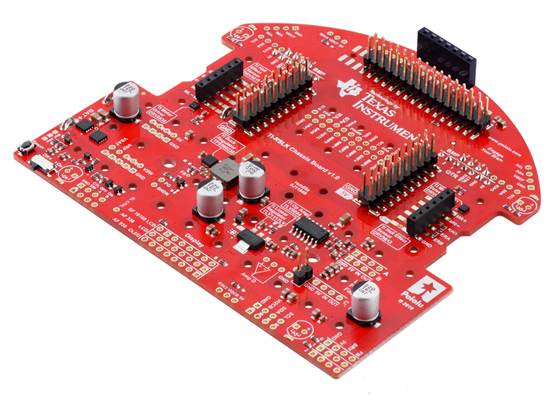TI-RSLK Chassis Board v1.0 for TI-RSLK MAX.