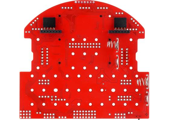 TI-RSLK Chassis Board v1.0 for TI-RSLK MAX, bottom view. (1)