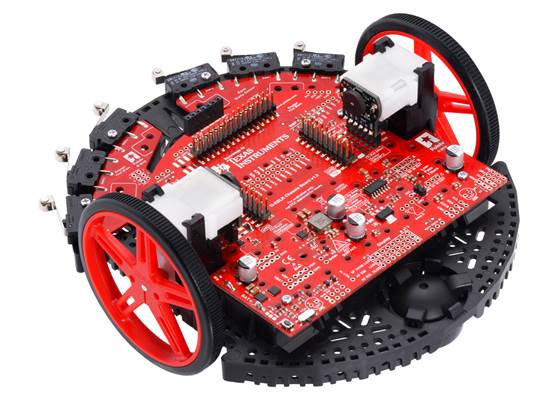 Pololu Chassis Kit for TI-RSLK MAX, assembled. (1)