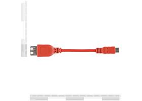 USB OTG Cable - Female A to Micro A - 4" (2)