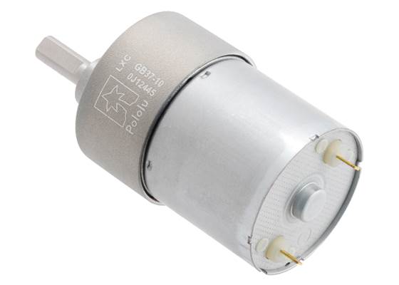 10:1 Metal Gearmotor 37Dx50L mm 12V (Helical Pinion). (2) (2)