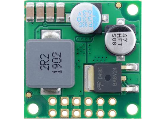 5V, 5.5A Step-Down Voltage Regulator D36V50F5, top view.