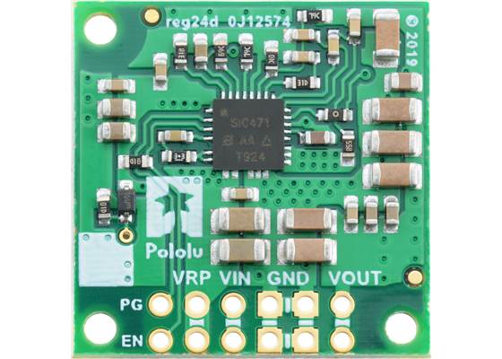 6V, 5.5A Step-Down Voltage Regulator D36V50F6, bottom view.