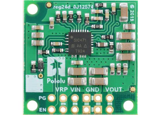 9V, 5A Step-Down Voltage Regulator D36V50F9, bottom view.