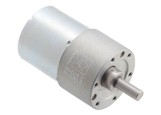 50:1 Metal Gearmotor 37Dx54L mm (Helical Pinion).