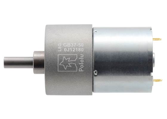 50:1 Metal Gearmotor 37Dx54L mm (Helical Pinion). (1)