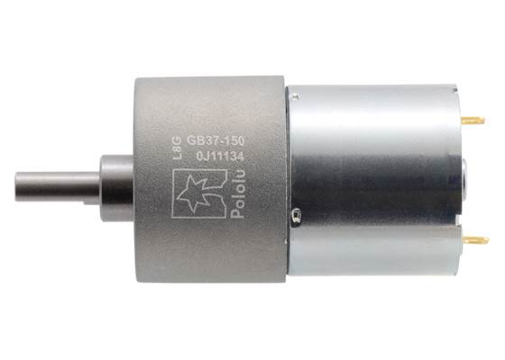 150:1 Metal Gearmotor 37Dx57L mm (Helical Pinion). (1)