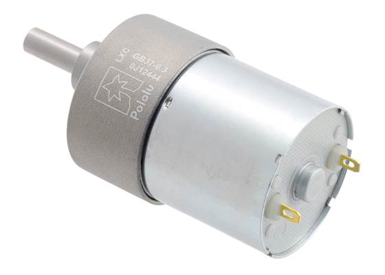 6.3:1 Metal Gearmotor 37Dx50L mm (Helical Pinion). (2) (2)