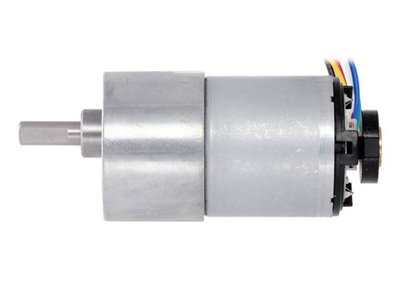 37D&nbsp;mm metal gearmotor with 64&nbsp;CPR encoder (with end cap removed). (2) (2)