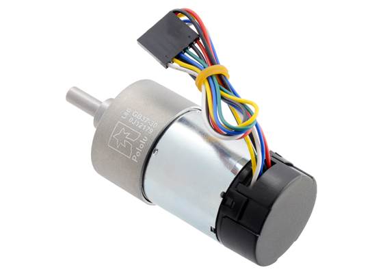 30:1 Metal Gearmotor 37Dx68L mm with 64 CPR Encoder (Helical Pinion). (2) (2)