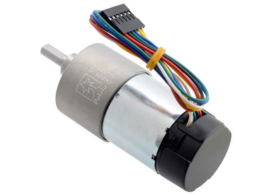 131:1 Metal Gearmotor 37Dx73L mm with 64 CPR Encoder (Helical Pinion). (2) (2)