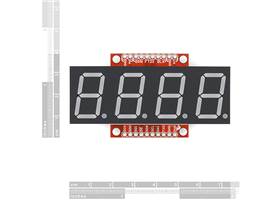 SparkFun OpenSegment Serial Display - 20mm (Green) (2)