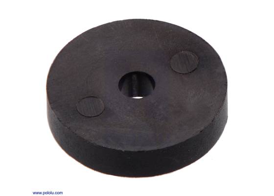 Magnetic Encoder Disc for 20D mm Metal Gearmotors, OD 9.7 mm, ID 2.0 mm, 20 CPR.