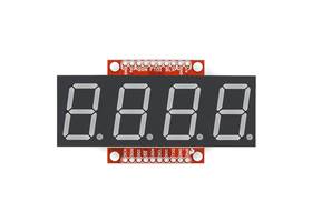 SparkFun OpenSegment Serial Display - 20mm (Blue) (4)