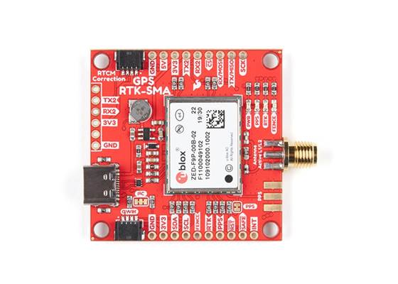 SparkFun GPS-RTK-SMA Breakout - ZED-F9P (Qwiic) (3)