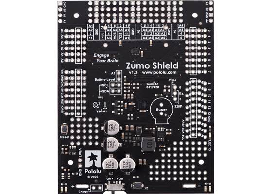 Zumo Shield for Arduino, v1.3, as it ships (assembled with surface-mount components only). (1)