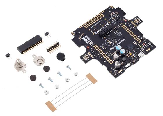 Zumo 32U4 robot main board v1.1 with included hardware.
