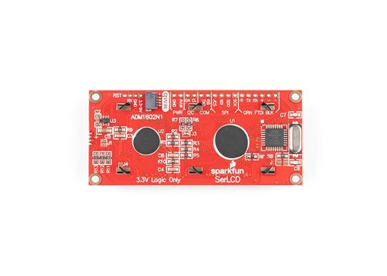 SparkFun 16x2 SerLCD - RGB Backlight (Qwiic) (5)