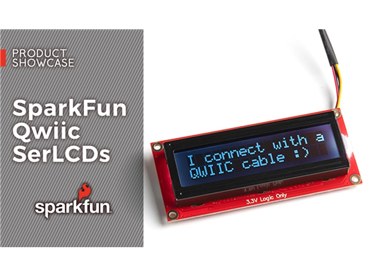 SparkFun 16x2 SerLCD - RGB Text (Qwiic) (2)