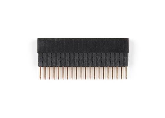 Extended GPIO Header - Female (PTH, 0.1in., 2x20-Pin, 16mm/7.30mm) (2)