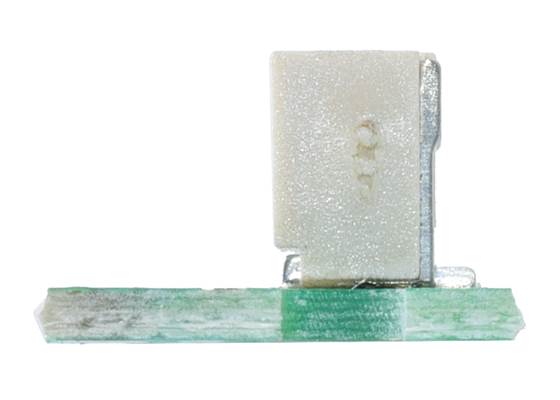 Breakout for JST SH-Style Connector, 6-Pin Male Top-Entry, profile view.