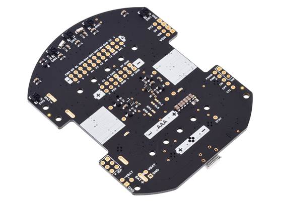 3pi+ 32U4 Control Board, bottom view.
