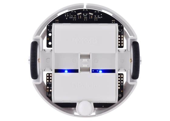 3pi+ 32U4 Robot, bottom view.