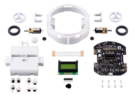 3pi+ 32U4 Robot Kit (Standard or Turtle Edition).