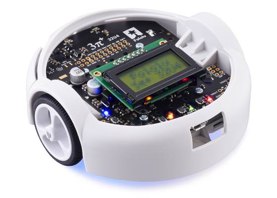 3pi+ 32U4 Robot, rear view.