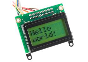 Basic 8x2 Character LCD - Black on Green 3.3V