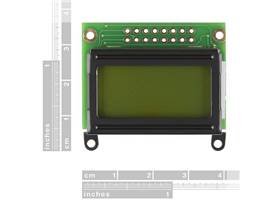 Basic 8x2 Character LCD - Black on Green 3.3V (3)