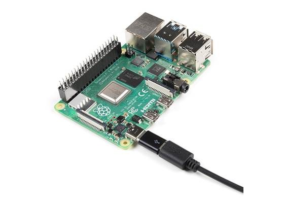 Raspberry Pi Micro USB to USB-C Adapter - Black (2)