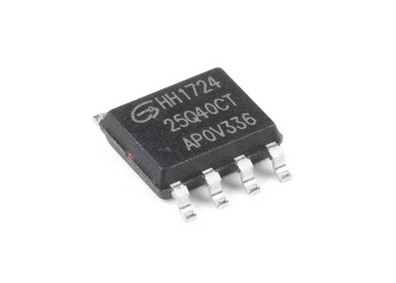 Serial Flash Memory - GD25Q40CTIGR (4Mb, 120MHz)