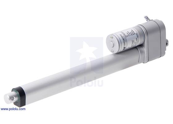 Glideforce LACT10P-12V-x Light-Duty Linear Actuator with Feedback: 10″ Stroke.