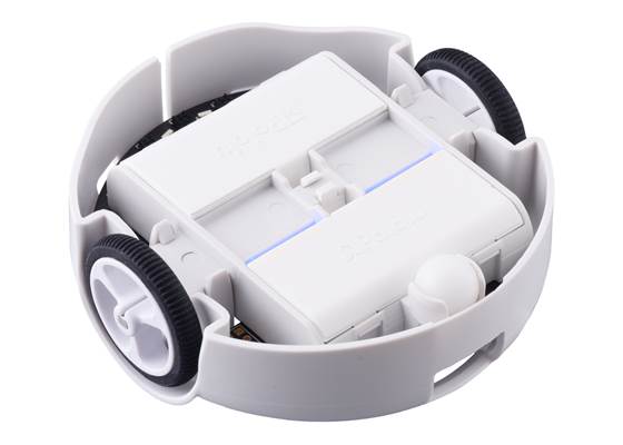 3pi+ 32U4 OLED Robot, bottom view. (1)