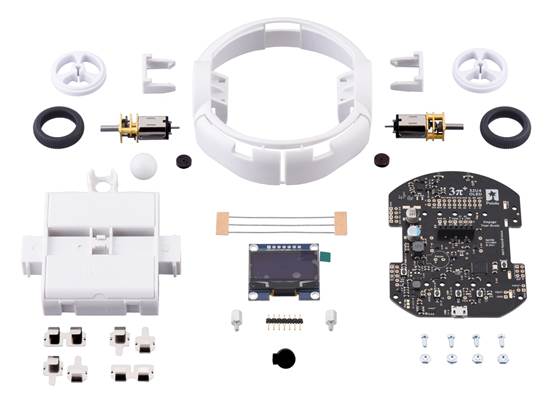 3pi+ 32U4 OLED Robot Kit (Standard or Turtle Edition).