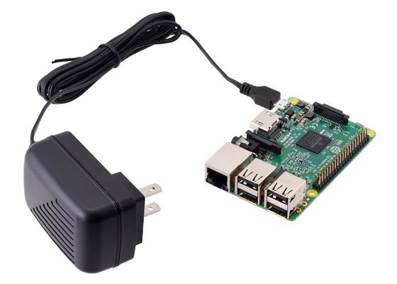 Wall Power Adapter: 5.15VDC, 2.5A, USB Micro-B Connector, 18AWG 1.5m Cable. (2) (2)