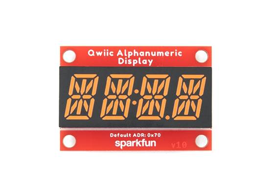 SparkFun Qwiic Alphanumeric Display - Pink (4)