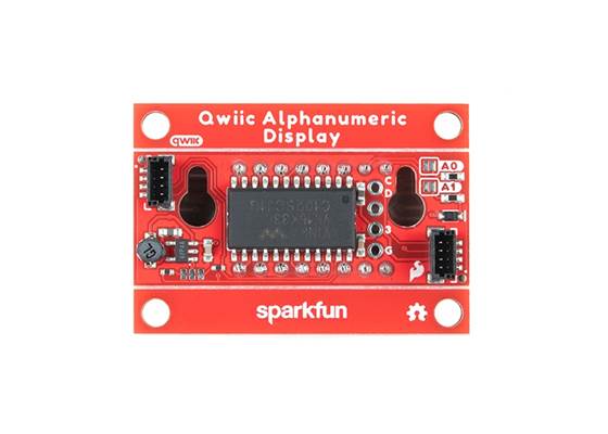 SparkFun Qwiic Alphanumeric Display - Pink (5)