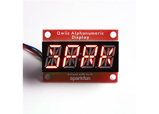SparkFun Qwiic Alphanumeric Display - Red