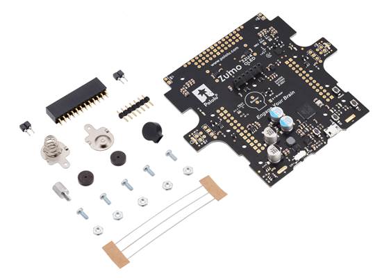 Zumo 32U4 OLED Main Board with included hardware.