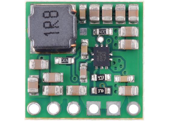 6V Step-Up Voltage Regulator U3V40F6, top view.