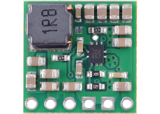 9V Step-Up Voltage Regulator U3V40F9, top view.