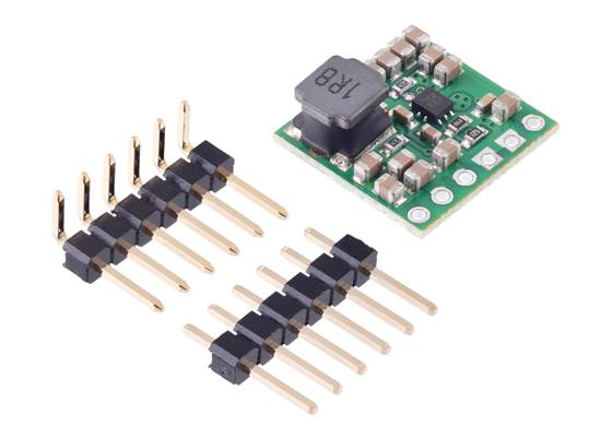 Step-Up Voltage Regulator U3V40Fx, with included hardware.